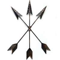 Classic Wall Decor Cast Iron Native American Metal Arrow Wall Decor Handmade Farmhouse Decor and Ideas