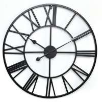 High Quality 16" Round Oversized Centurion Roman Numeral Style Home Decorative Metal Wall Clocks Design