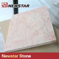 Newstar quanzhou wholesale 34x34 pink color rose milk marble floor tile