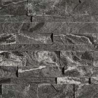 Samistone Cheap Wall Decorative Everest Black Outdoor Wall Cladding Cultured Stone