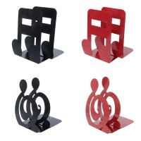 wholesale price wrought iron western bookends music for heavy books standing desk