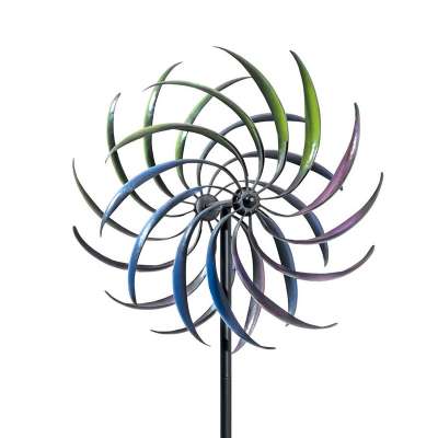 Hanssz 3D Stainless Steel Spiral Mini Wholesale Garden Decor Wind Spinner