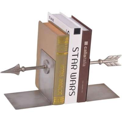 industrial bookends metal arrow wire and magnet tree bookends new style custom