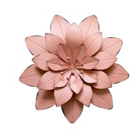 Hanssz Pink Metal Art Work For Wall 3D New Design Wholesale Compass Fujian Handmade Wall Art