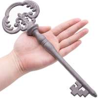 Large Iron Decorative Skeleton Key For Home Decor