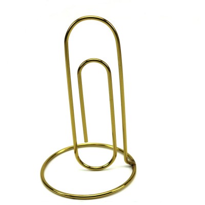 Mini Fashionable And Portable Cute Gold Metal Paper Clip