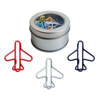 Decorative And Portable Plane Shaped Office Paper Clips