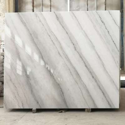 Newstar Chinese bianco carrara Landscape white natural stone marble tile flooring price