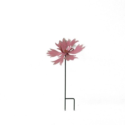 Hanssz Home And Garden Decoration Wholesale Miniature Laser Cutting Wire Frame Standing Flower Stake