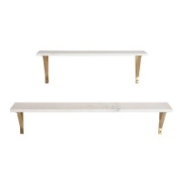 Simple Design Carrara White Quartz Floating Wall Shelves Furniture Design